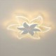 Unique Decorative Lighting Bedroom Dining Room Elegant Flower LED Flush Mount Ceiling Light