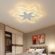 Unique Decorative Lighting Bedroom Dining Room Elegant Flower LED Flush Mount Ceiling Light