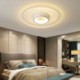 Minimalist LED Light Fixture Living Room Dining Room Modern Circular LED Flush Mount Ceiling Light