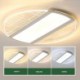 Creative Linear Light Fixture Living Room Office Modern Minimalist LED Flush Mount Ceiling Light