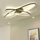 Living Room Dining Room Modern Oval LED Flush Mount Ceiling Light Acrylic Decorative Light Fixture