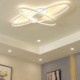 Living Room Dining Room Modern Oval LED Flush Mount Ceiling Light Acrylic Decorative Light Fixture