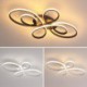 Flower Design Decorative Lighting Bedroom Living Room Modern LED Flush Mount Ceiling Light