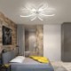 Silica Gel Decoration Light Bedroom Living Room Modern LED Flush Mount Ceiling Light