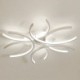 Silica Gel Decoration Light Bedroom Living Room Modern LED Flush Mount Ceiling Light