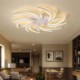 Irregular LED Decoration Lighting Bedroom Living Room Modern Windmill LED Flush Mount Ceiling Light