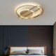 Bedroom Living Room Modern LED Circular Flush Mount Acrylic Decorative Ceiling Light