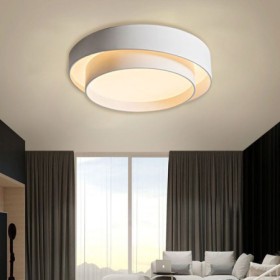 Living Room Bedroom LED Flush Mount Circular Ceiling Light