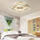 Bedroom Living Room Square LED Flush Mount Modern Acrylic Ceiling Light