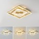 Bedroom Living Room Square LED Flush Mount Modern Acrylic Ceiling Light