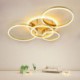 Bedroom Living Room LED Halo Ring Flush Mount Modern Acrylic Ceiling Light