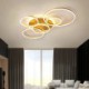 Bedroom Living Room LED Halo Ring Flush Mount Modern Acrylic Ceiling Light