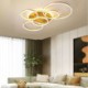 Bedroom Living Room LED Halo Ring Flush Mount Modern Acrylic Ceiling Light