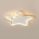 Bedroom Kids Room Creative Star LED Flush Mount Golden Star Ceiling Light