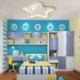 Bedroom Kids Room Creative Star LED Flush Mount Golden Star Ceiling Light