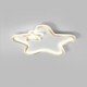 Bedroom Kids Room Creative Star LED Flush Mount Golden Star Ceiling Light