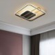 Bedroom Living Room Acrylic LED Flush Mount Modern Square Ceiling Light