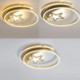 Gold Acrylic Light Fixture Bedroom Kids Room Moon Star LED Flush Mount Ceiling Light