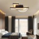 Creative Decoration Light Fixture Living Room Office Modern Rectangle LED Flush Mount Ceiling Light