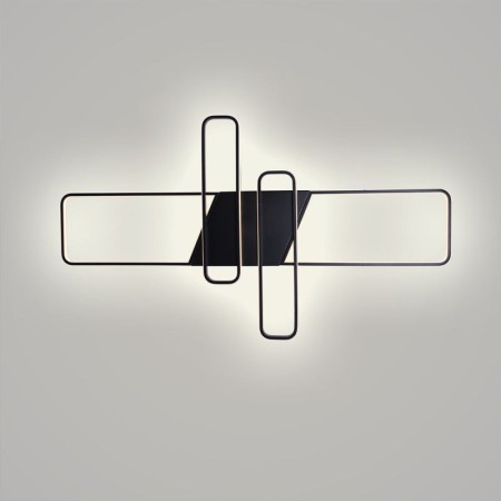 LED Rectangle Flush Mount Acrylic Ceiling Light Bedroom Living Room Minimalist