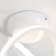 Entrance Hallway Modern LED Flush Mount Acrylic Crossed Ring Ceiling Light