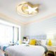 Bedroom Kids Room Moon Star LED Flush Mount Simple Acrylic Ceiling Light