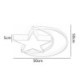 Bedroom Kids Room Moon Star LED Flush Mount Simple Acrylic Ceiling Light