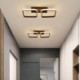 LED Flush Mount Acrylic Square Frame Ceiling Light Hallway Office Modern Minimalist