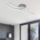 Bedroom Hallway Modern Simple LED Flush Mount Acrylic Wave Shaped Ceiling Light