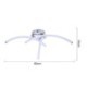 Bedroom Hallway Simple LED Flush Mount Arc-Shaped Acrylic Cross Ceiling Light