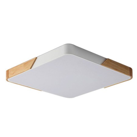 Super Thin Design Lamp Living Room Dinging Room Light Simple LED Flush Mount Wood Frame Ceiling Light