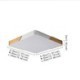 Super Thin Design Lamp Living Room Dinging Room Light Simple LED Flush Mount Wood Frame Ceiling Light