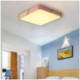 Super Thin Design Lamp Living Room Dinging Room Light Simple LED Flush Mount Wood Frame Ceiling Light