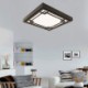 Nordic Simple LED Ceiling Light Living Room Bedroom Balcony Wooden Lighting Modern Black Ceiling Light