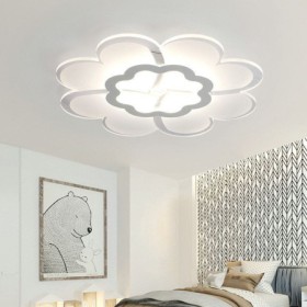 Modern Flower Shape LED Flush Mount Dining Room Bedroom Lighting