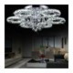 Energy Saving Crystal LED Flush Mount Modern Contemporary Metal