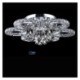 Energy Saving Crystal LED Flush Mount Modern Contemporary Metal