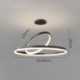 50/60/80cm Modern Pendant Light Circle Rings Acrylic LED Pendant Lamp For Living Room