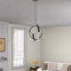 2 Rings Modern LED Chandelier Pendant Lighting For Dining Living Room Bedroom