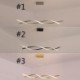 Twist Bar Design Hanging Lamp For Dining Living Room Modern LED Pendant Light