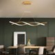 Twist Bar Design Hanging Lamp For Dining Living Room Modern LED Pendant Light