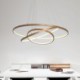 LED Pendant Light Modern Chandelier Lighting 3 Rings Living Room Ceiling Light