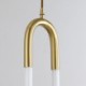 For Living Room, Modern Simple Led Pendant Light Brass Ceiling Light