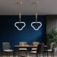 Dimmable Acrylic Ceiling Lamp Modern LED Ceiling Light For Bedroom Dining Room