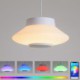 RGB LED Pendant Light Remote APP Control Bluetooth Music Speaker Light Bedroom Bar