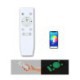 RGB LED Pendant Light Remote APP Control Bluetooth Music Speaker Light Bedroom Bar