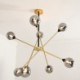 Glass Ball Light Fixture Living Room Bedroom Modern Magic Bean LED Pendant Lamp