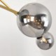 Glass Ball Light Fixture Living Room Bedroom Modern Magic Bean LED Pendant Lamp