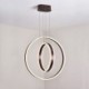 Acrylic Halo Ring Ceiling Light Living Room Dining Room LED Double Ring Pendant Light