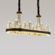 Crystal Ceiling Light Bedroom Living Room Contemporary LED Crystal Pendant Light